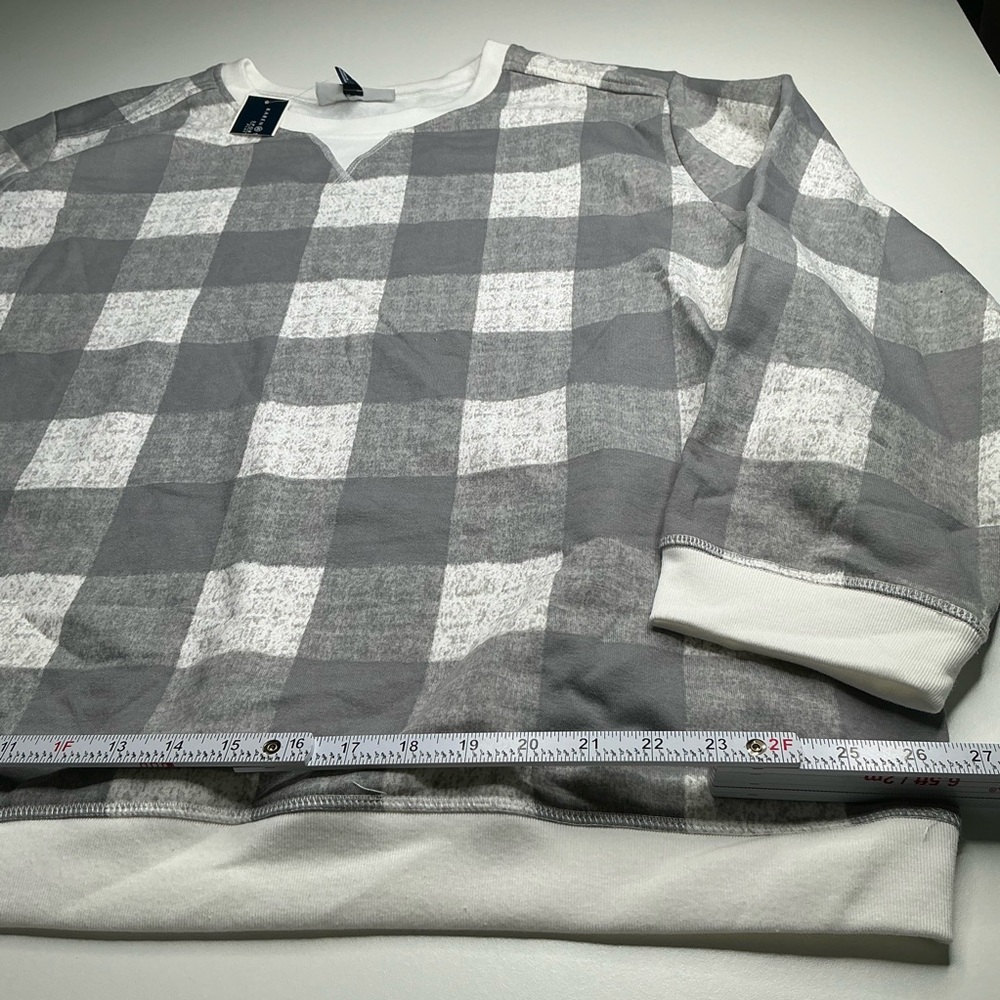 Karen Scott Pullover Table Essential Gray White W… - image 7